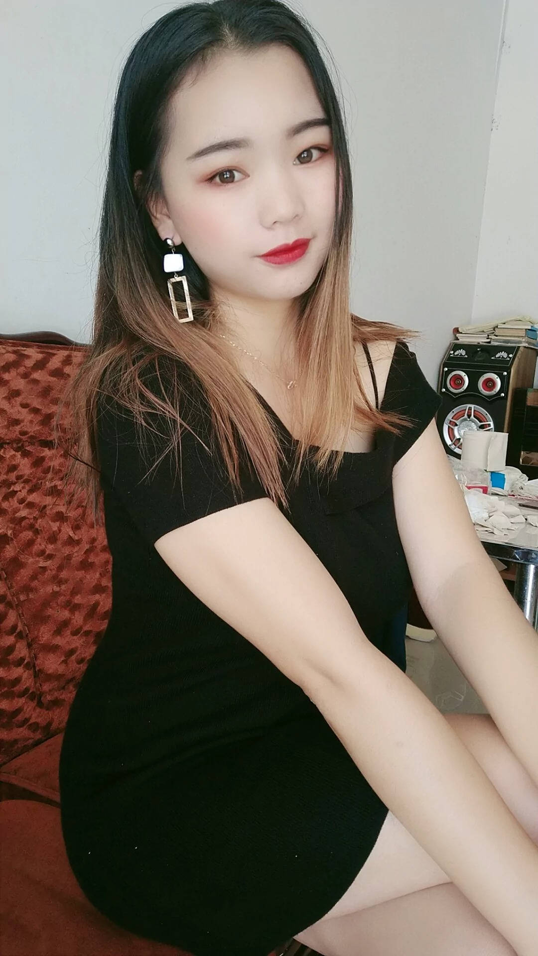 长筒黑丝袜美腿包臀裙SN14