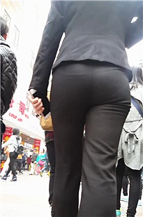 2016年黑色西裤职业装OL [371M/MP4]