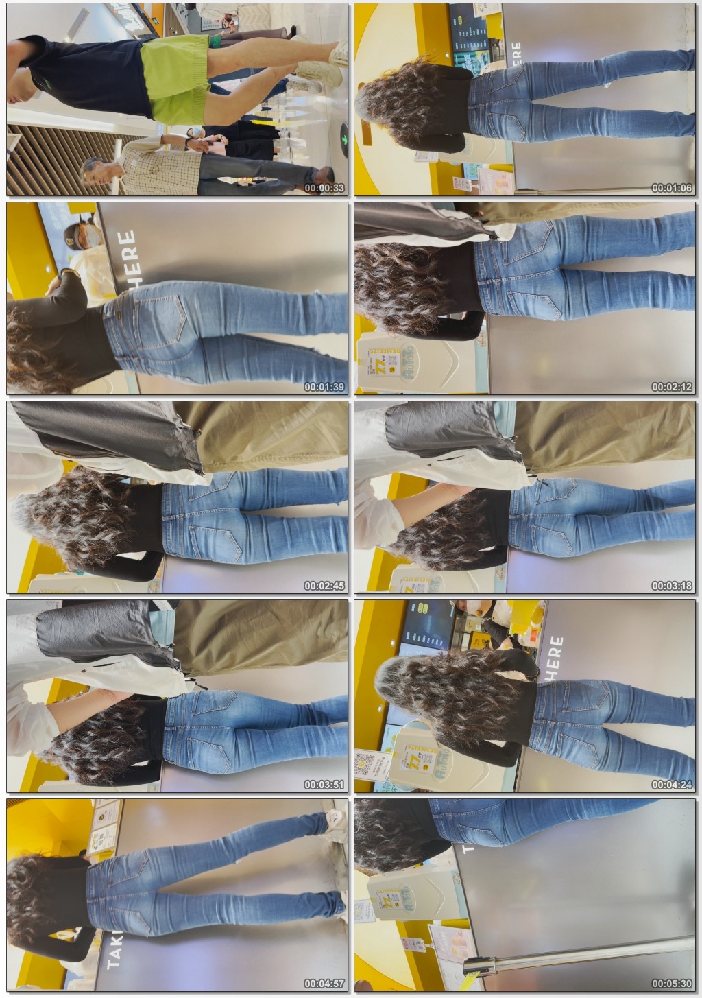 性感牛仔紧臀少女开发多（积分158）