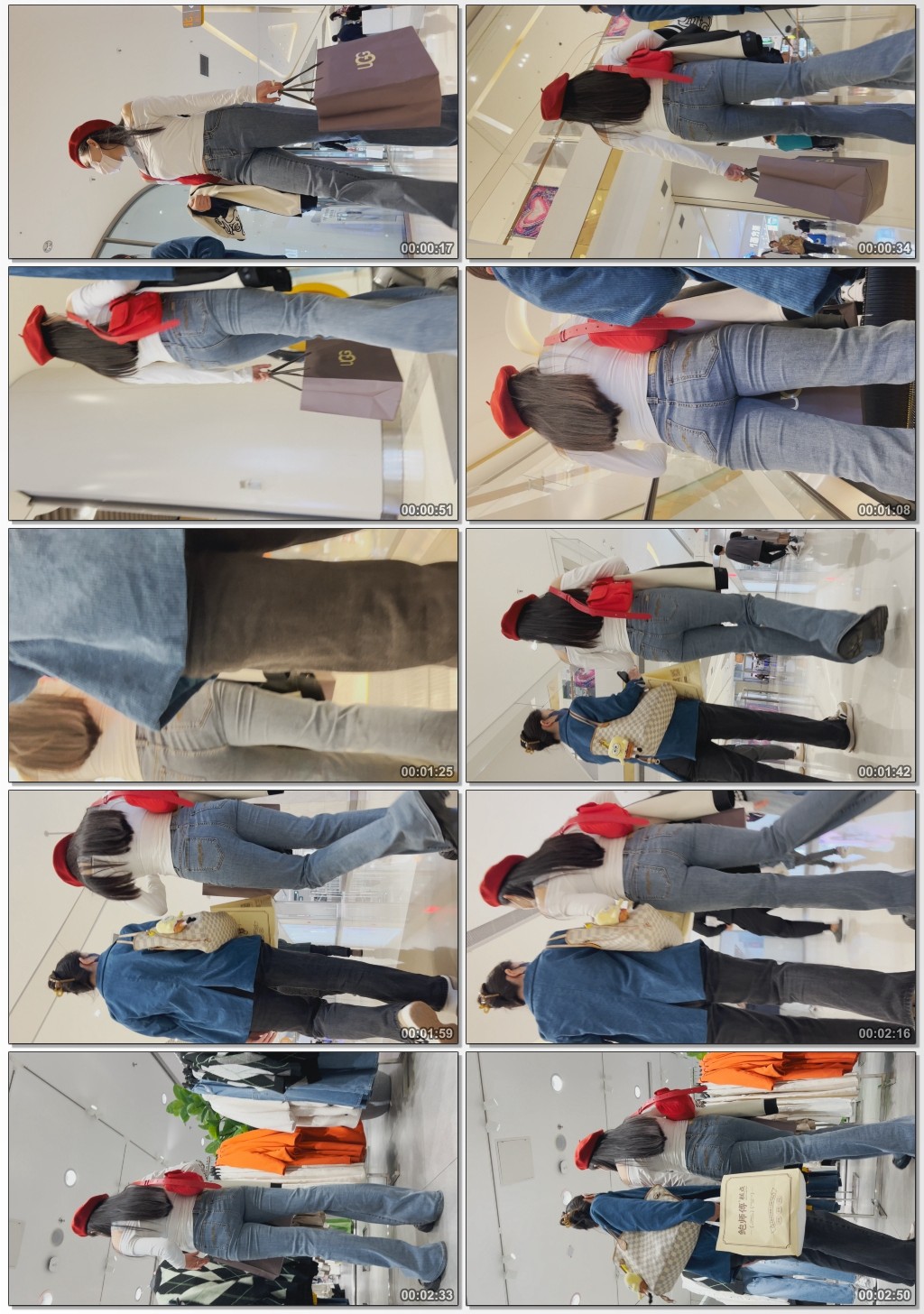 服装店包臀灰牛仔少妇（积分85）