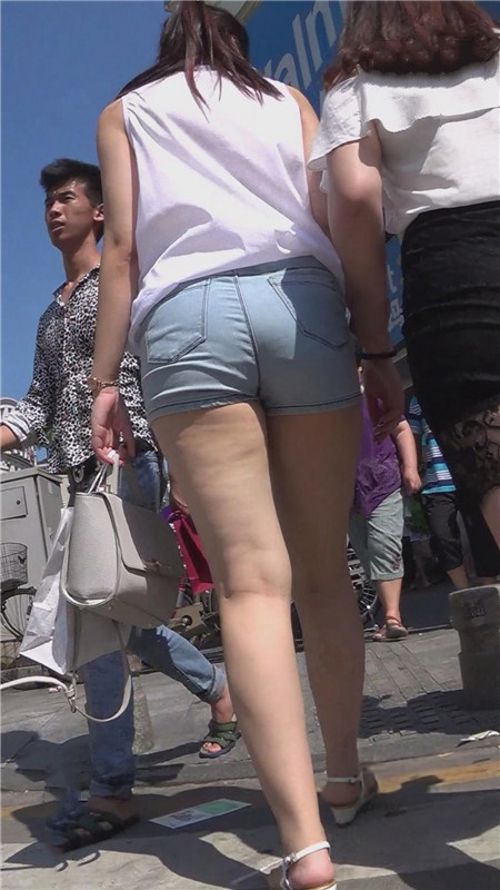 牛仔短裤紧身M[661M/MP4]