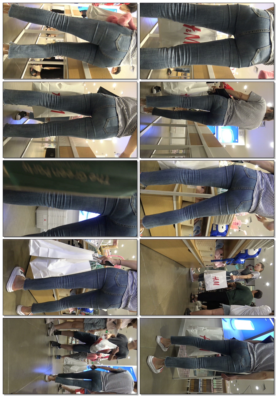 元旦献礼超紧牛仔透内痕骆驼趾让人流鼻血【积分313】