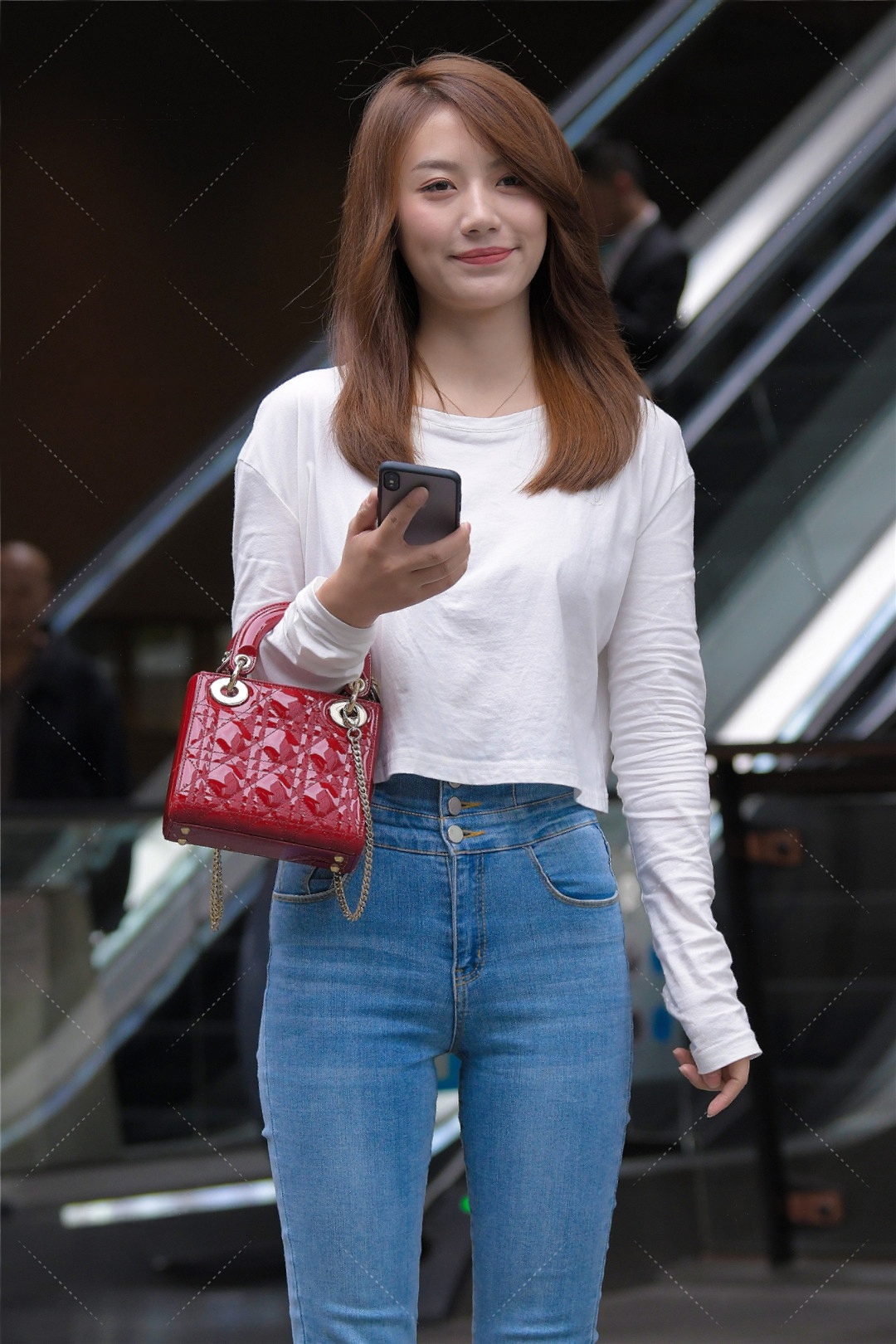 蓝色牛仔小姐姐(17P)