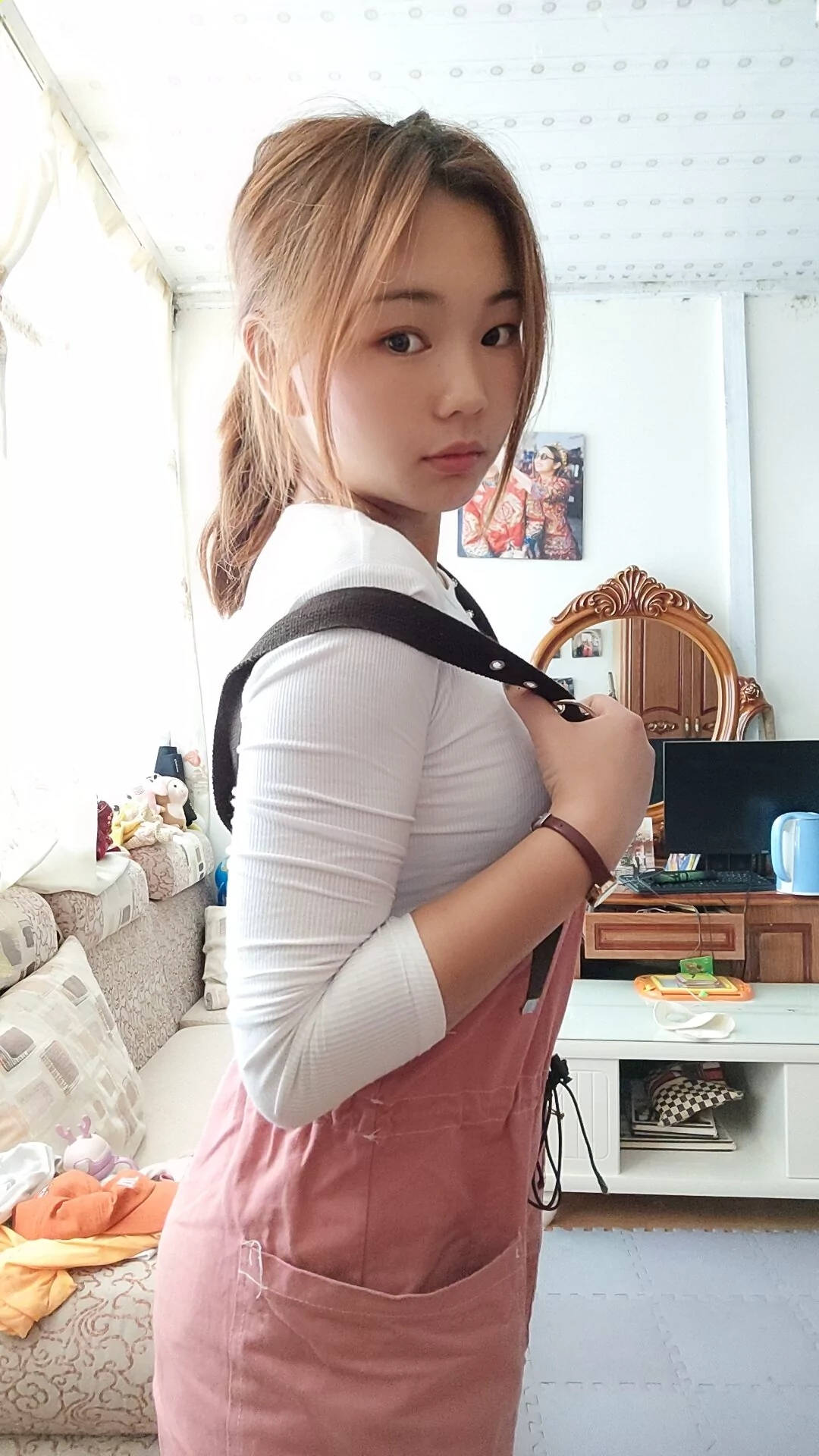 黑色包臀裙极品身材小高跟SN1