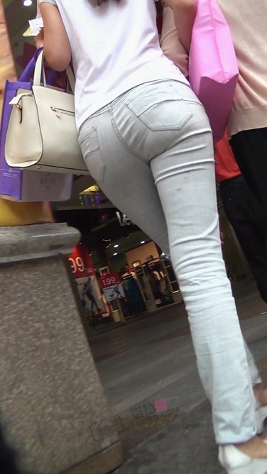 宽臀长腿灰色牛仔裤MM[428M/MTS]