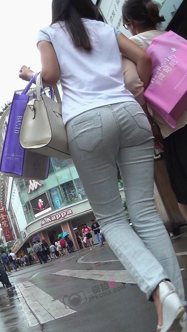 宽臀长腿灰色牛仔裤MM[428M/MTS]