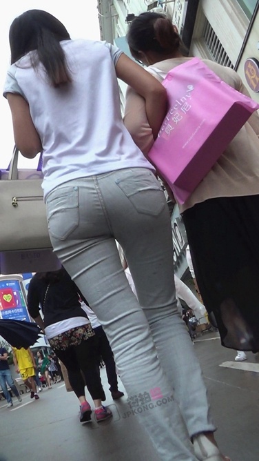 宽臀长腿灰色牛仔裤MM[428M/MTS]