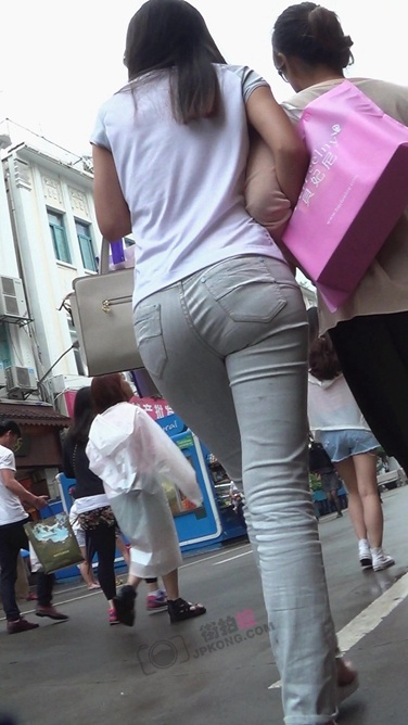 宽臀长腿灰色牛仔裤MM[428M/MTS]