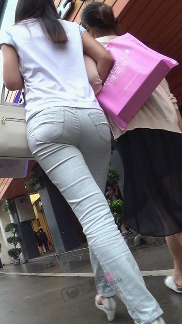 宽臀长腿灰色牛仔裤MM[428M/MTS]