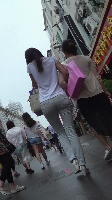 宽臀长腿灰色牛仔裤MM[428M/MTS]