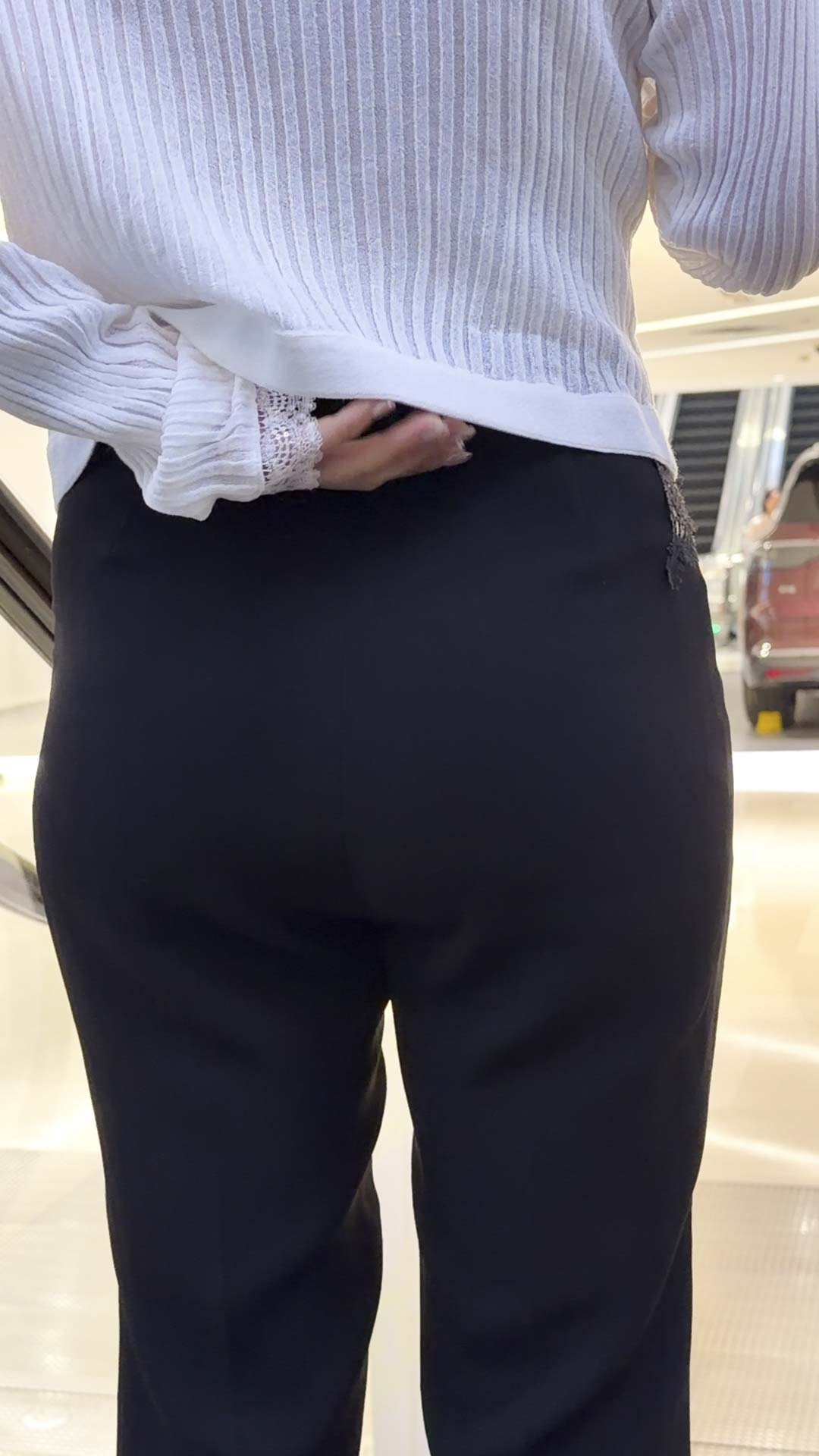 丰满包臀黑西裤长腿OL（积分1211）