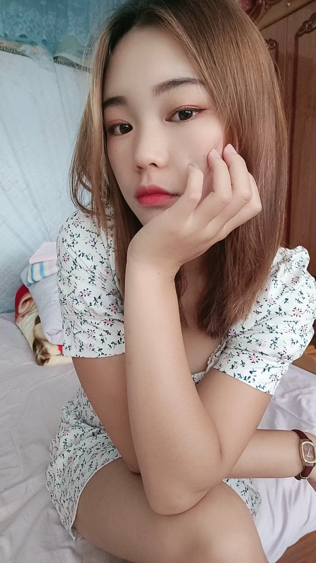 阿桃碎花连衣裙SN101