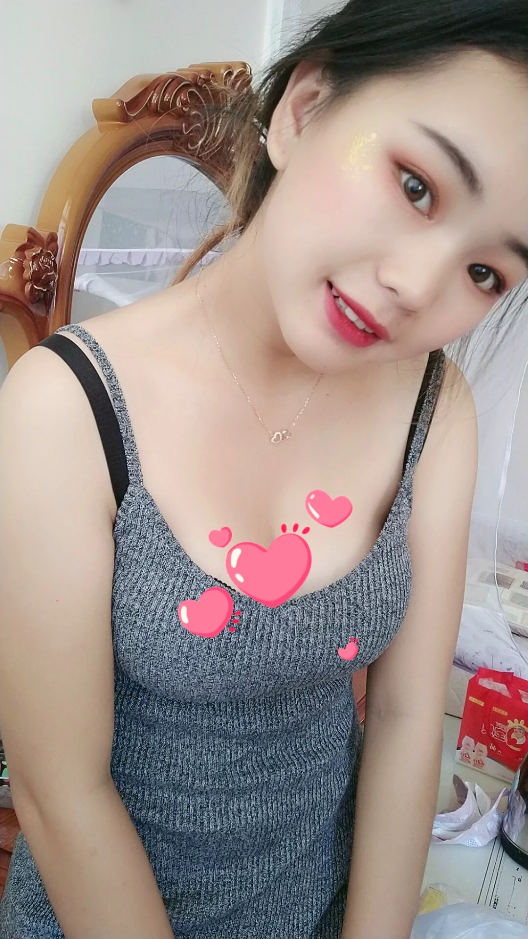 阿桃灰色紧身包臀裙SN31
