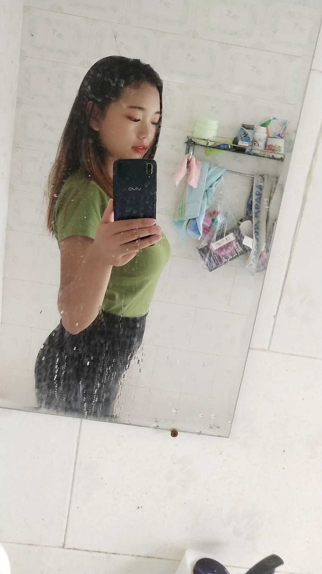 阿桃黑色包臀裙SN35