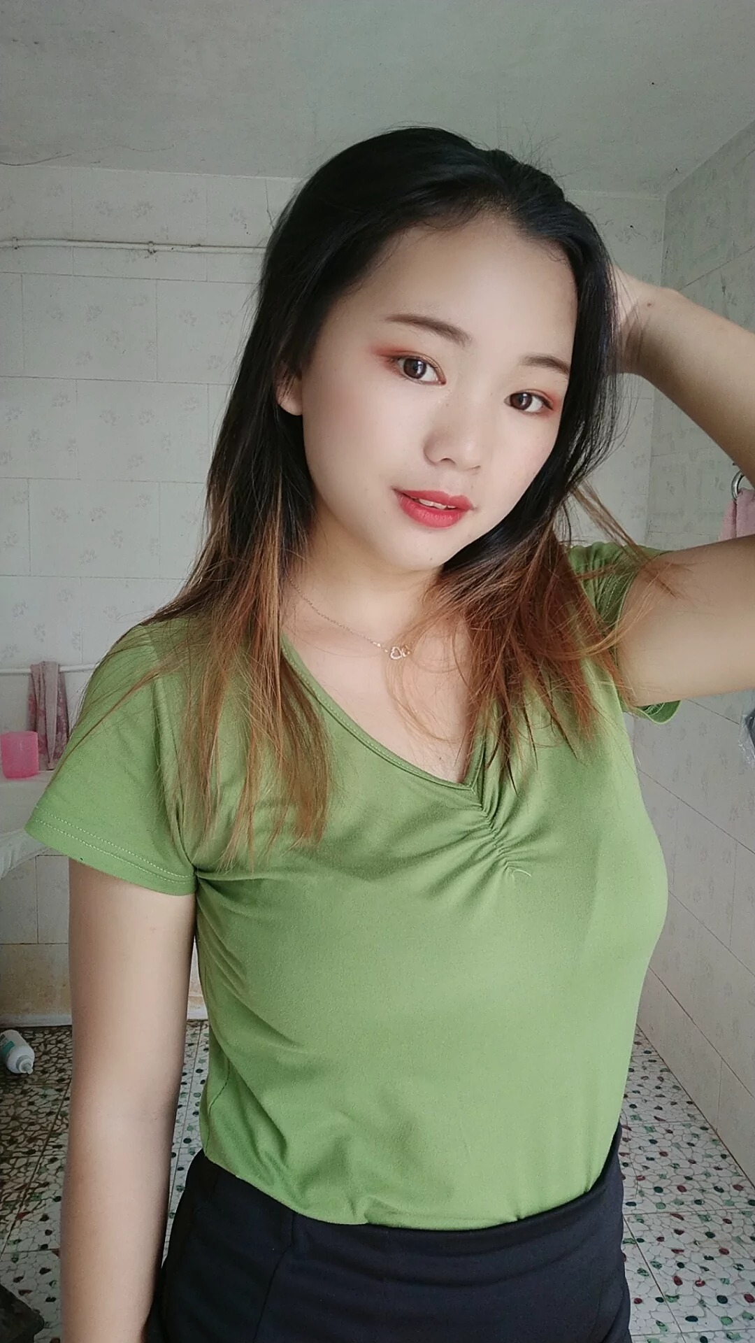 阿桃黑色包臀裙SN35