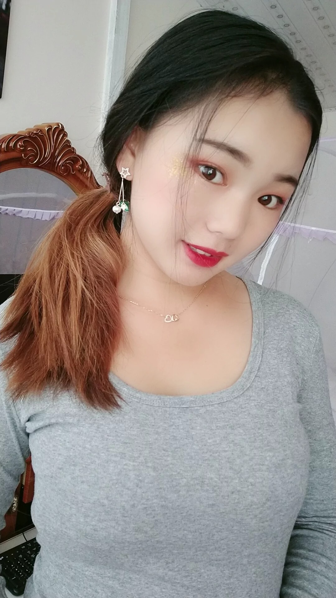 阿桃紧身白裤SN37