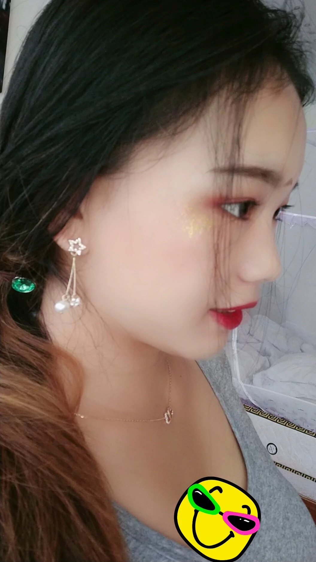 阿桃紧身白裤SN37