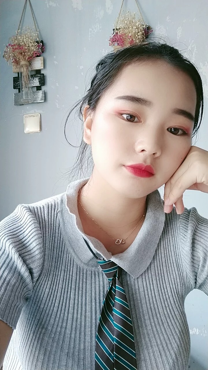 阿桃露腰蓝色紧身牛仔裤SN61