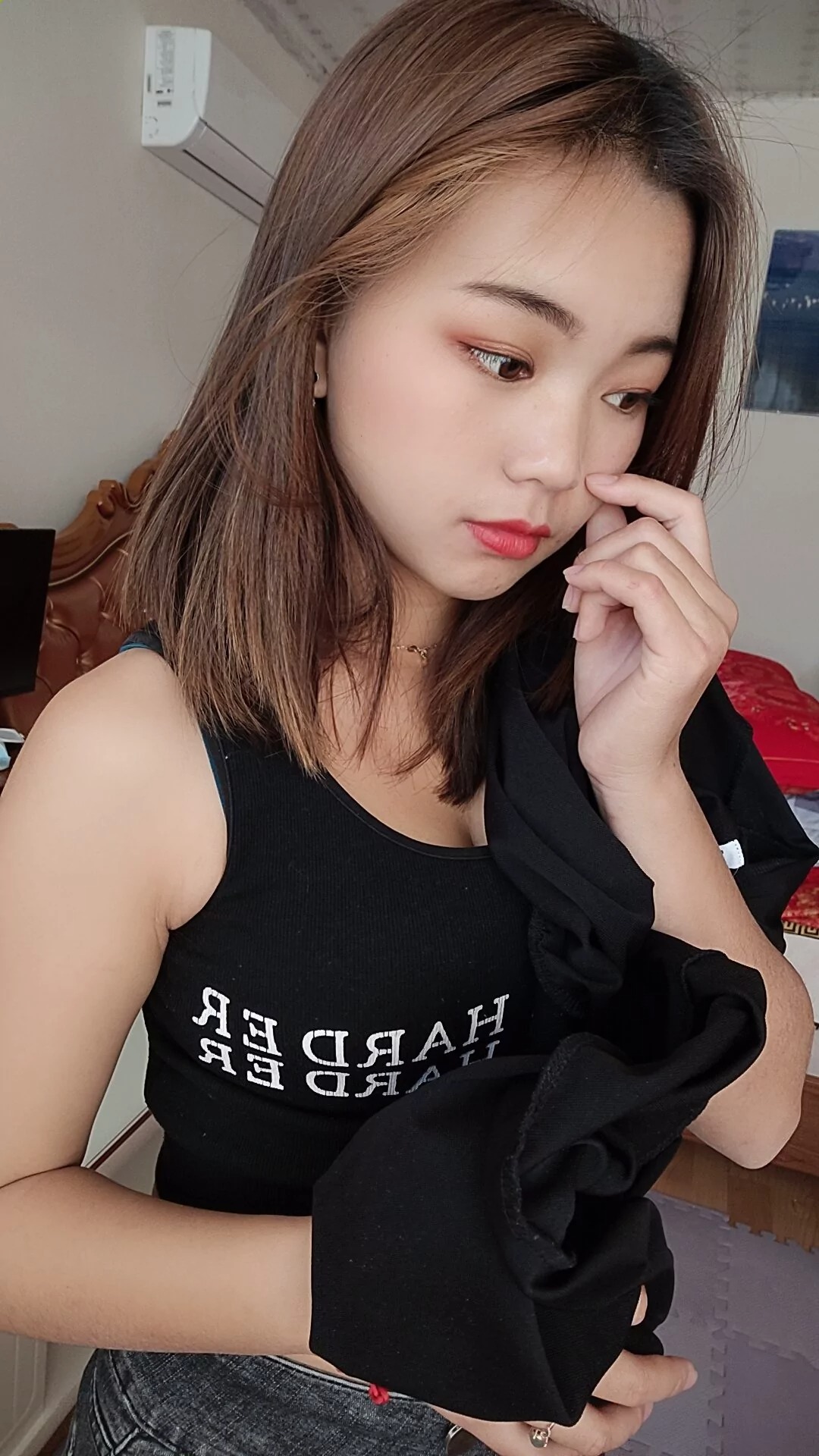 阿桃长相甜美身材火辣美胸SN67