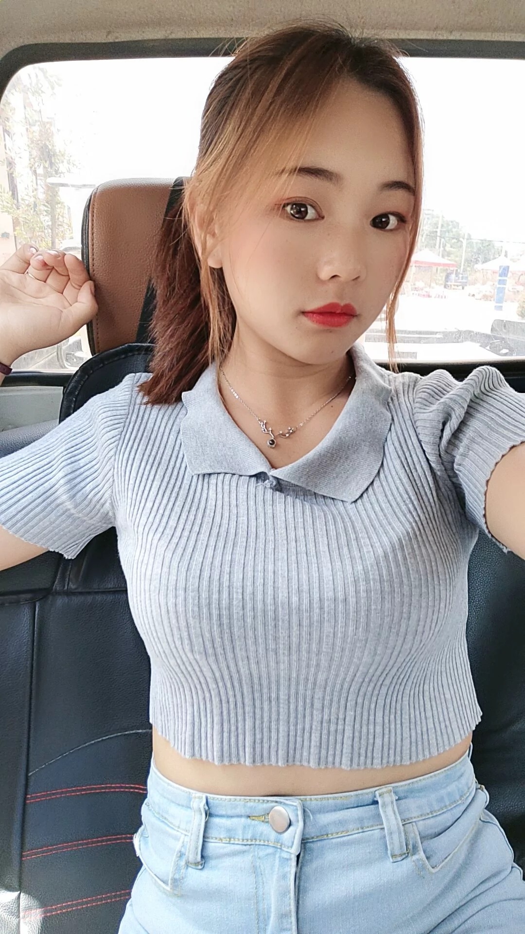 阿桃牛仔短裙SN79