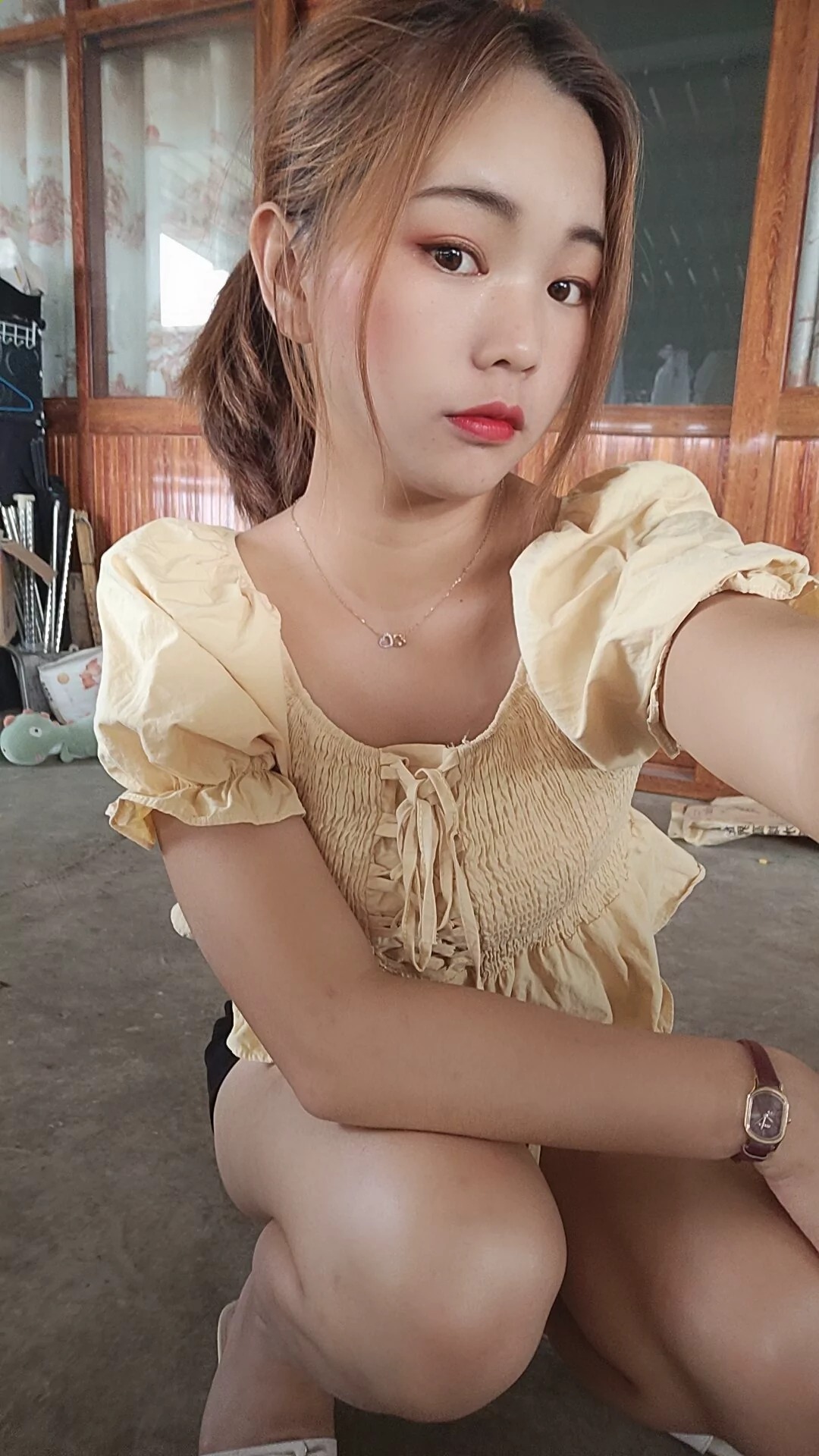 阿桃黑色短裤SN82