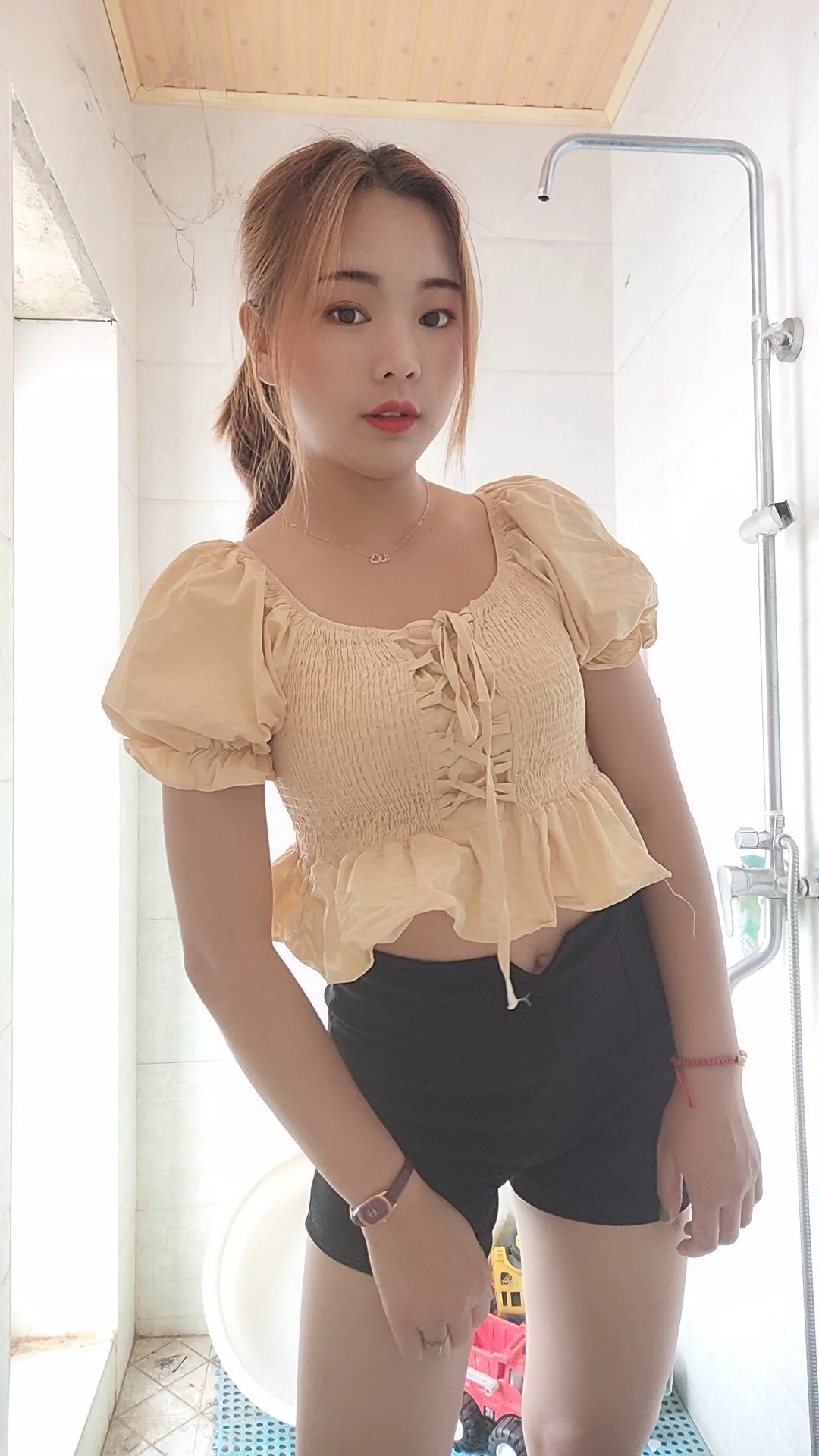阿桃黑色短裤SN82