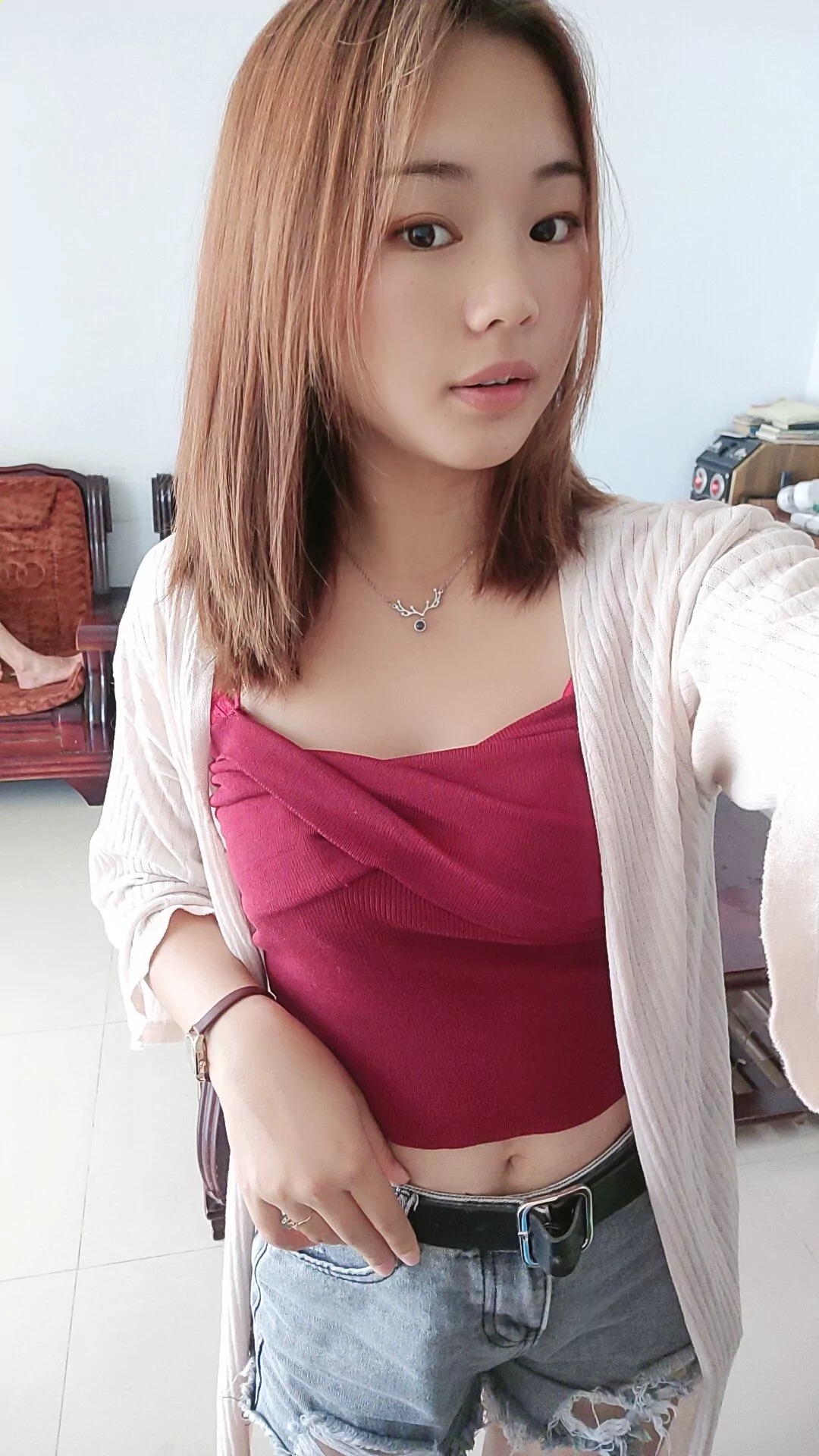 阿桃牛仔热裤SN85