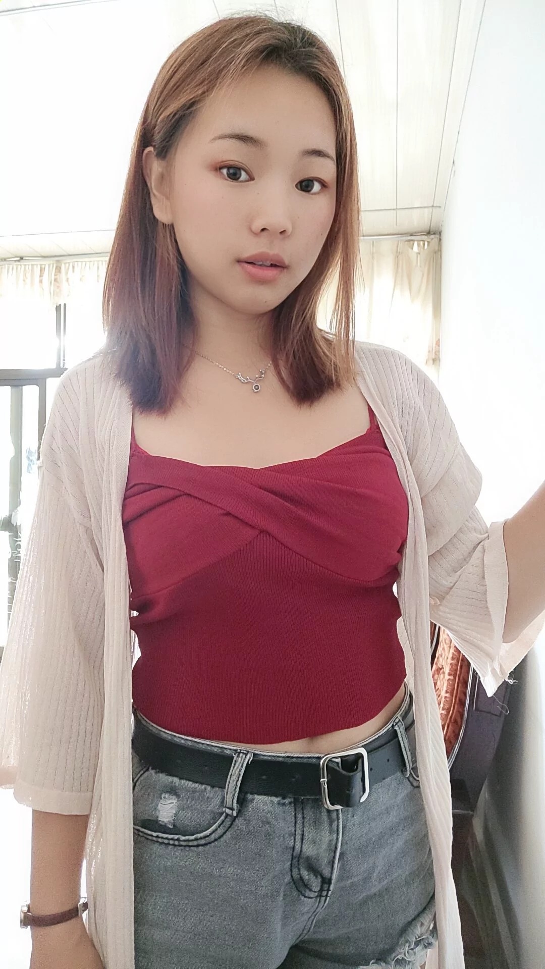 阿桃牛仔热裤SN85