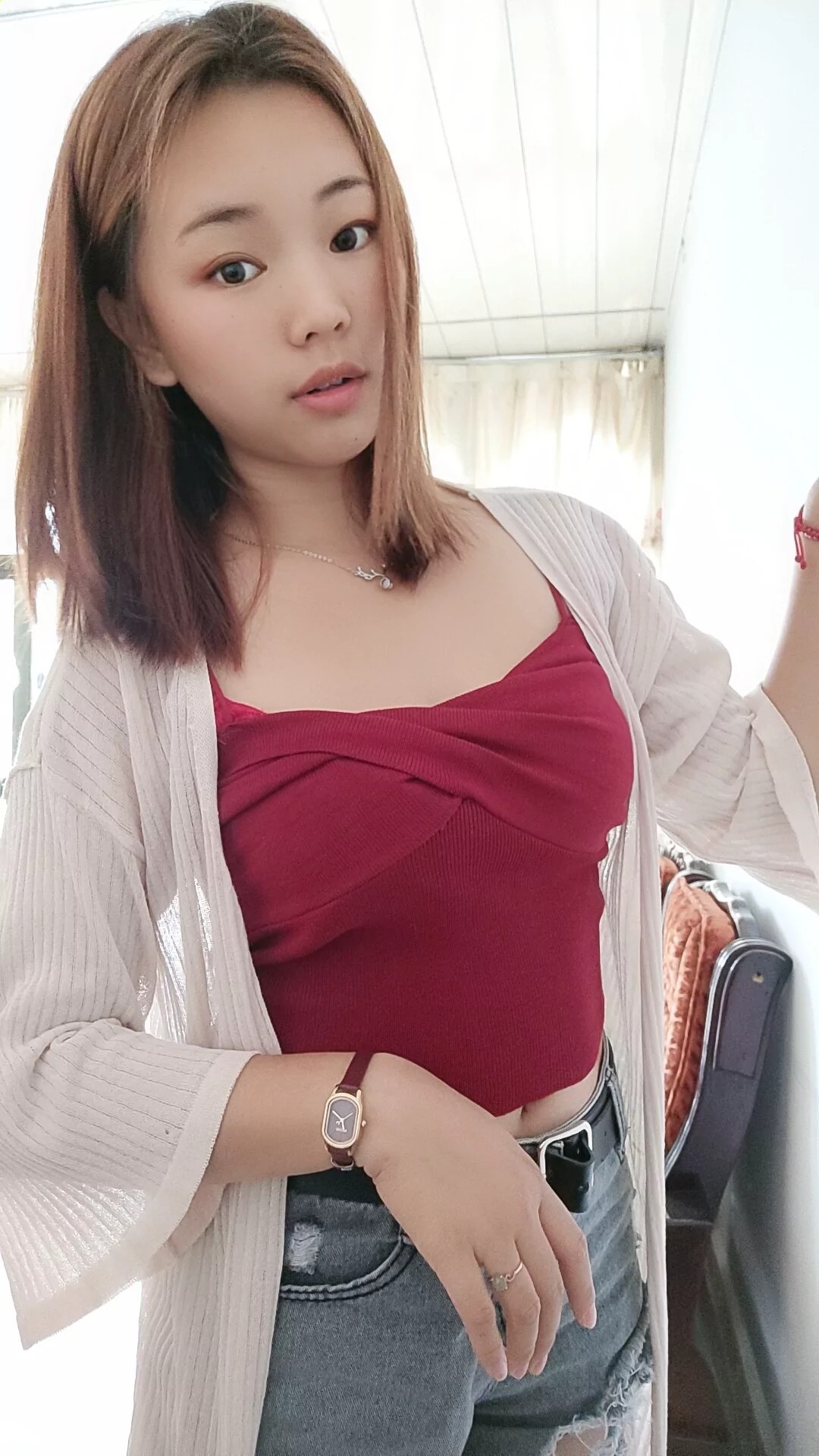 阿桃牛仔热裤SN85