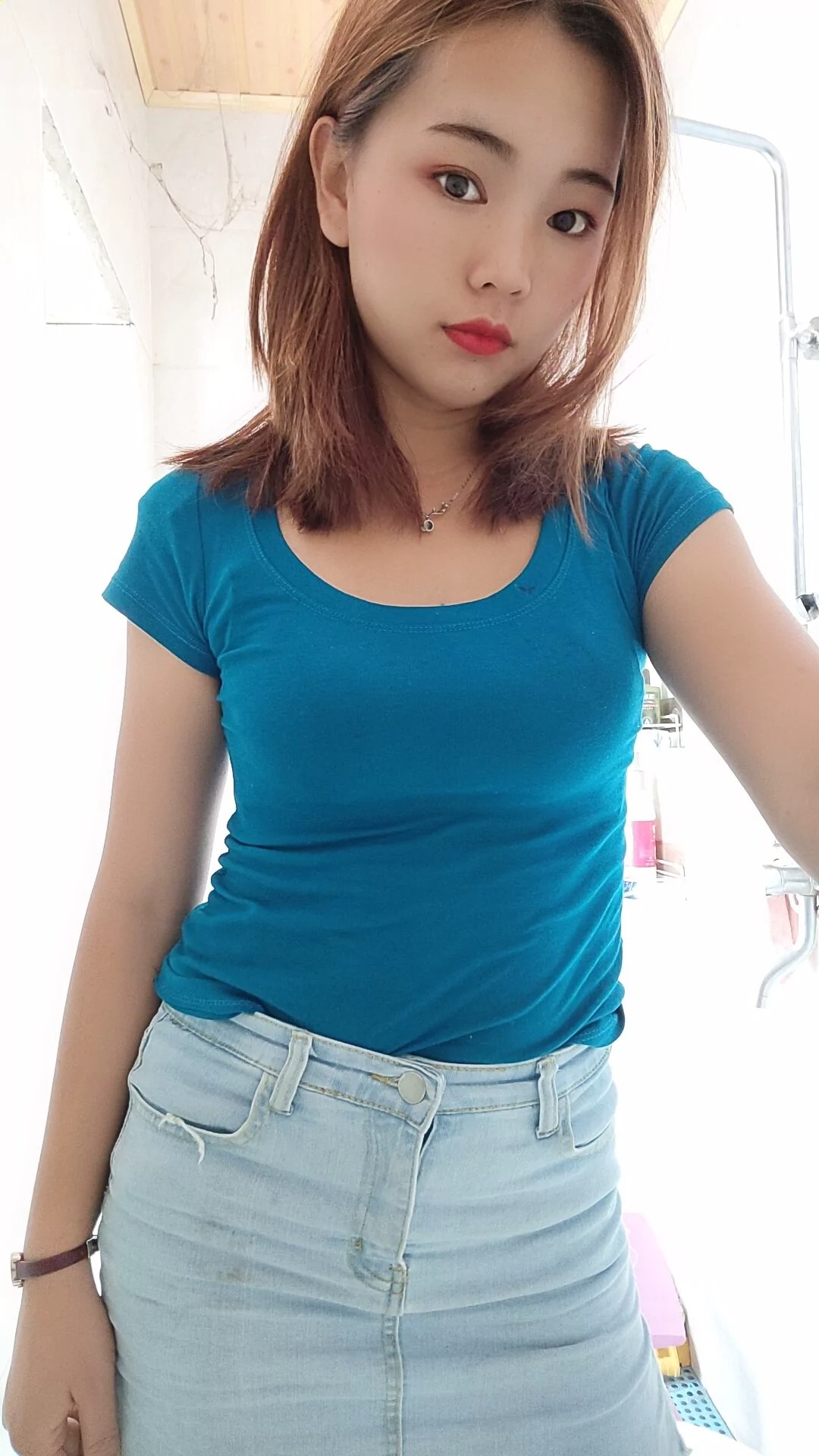 阿桃牛仔超短裙SN89