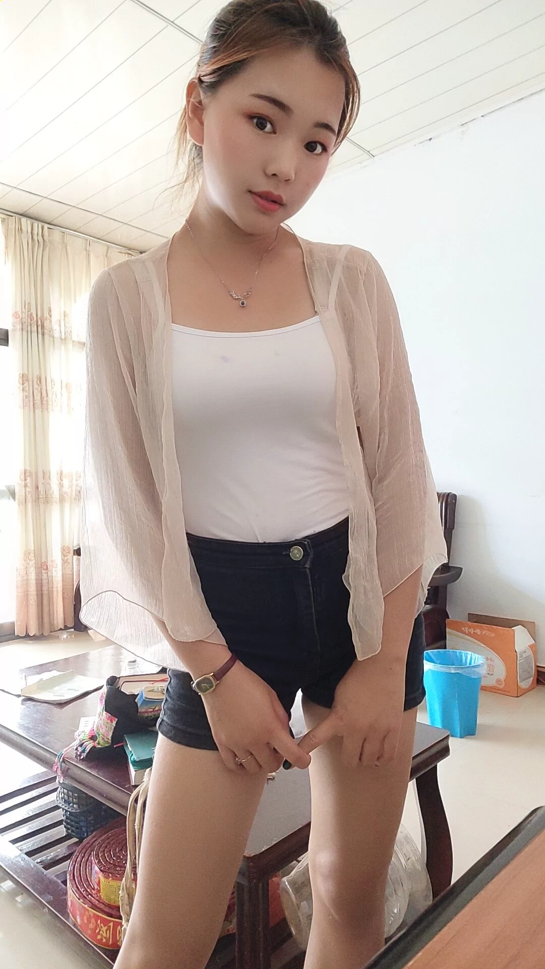 阿桃牛仔短裤SN94