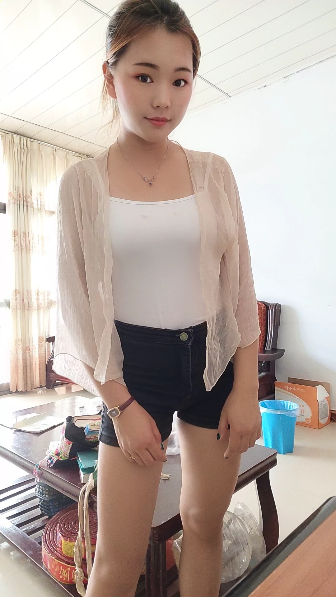 阿桃牛仔短裤SN94