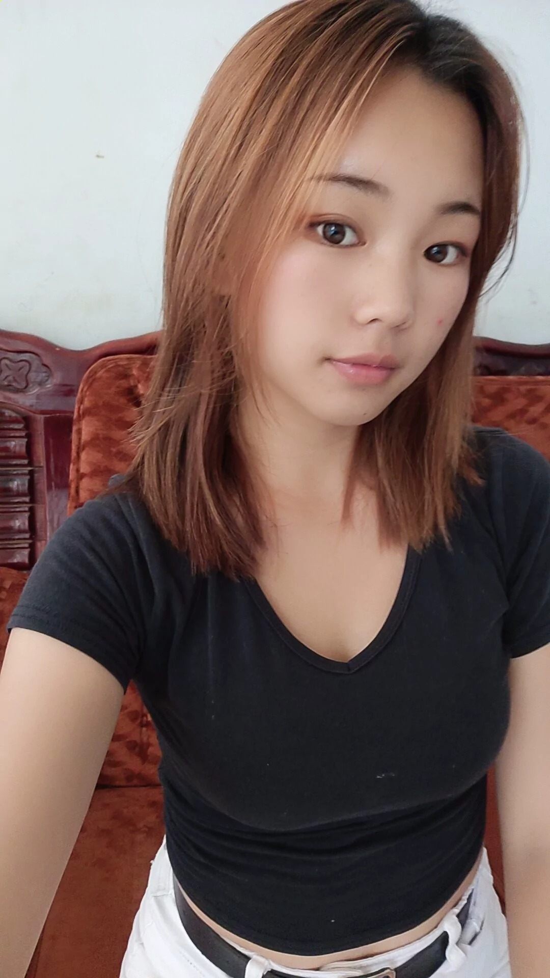 阿桃白色超短裤SN96