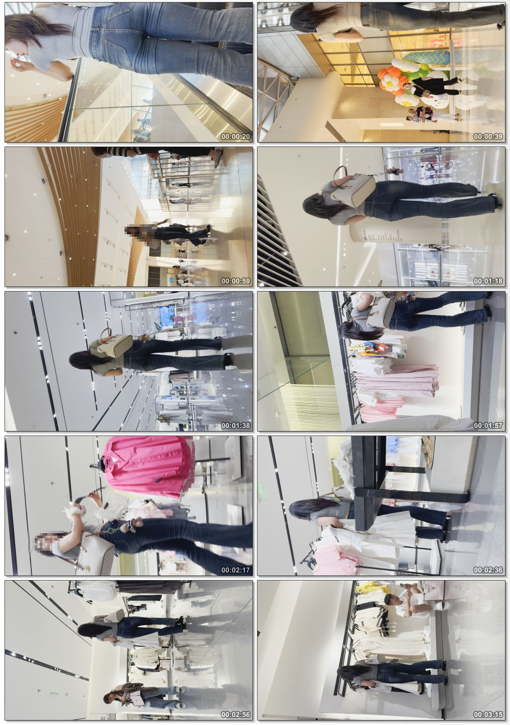 〖精品/牛仔裤〗长发紧牛仔美女小姐姐[MP4/1.33G]